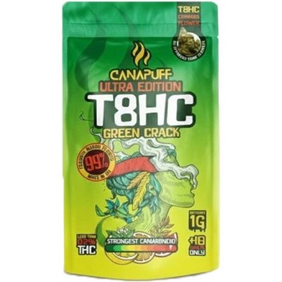 Canapuff T8HC Green Crack 99% THC 0,2 % 1 g – Sleviste.cz
