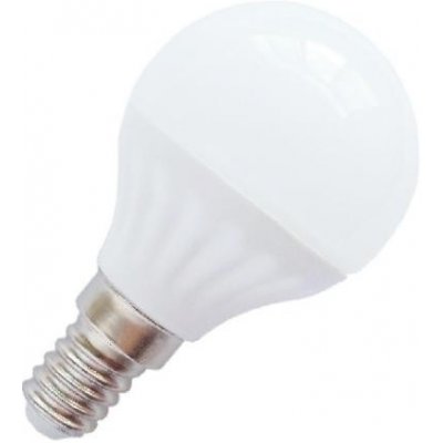 Lurecom LED G45-4W E14 miniaturní keramická LED žárovka, závit E14, 330lm bílá teplá