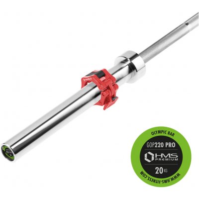 HMS GOP220 Pro Olympijská obouruční osa 220 cm x 50 mm – Zbozi.Blesk.cz