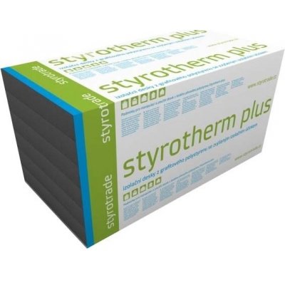 Polystyren STYROTHERM PLUS 150 šedý 1000x500x10 (25m2/bal.)