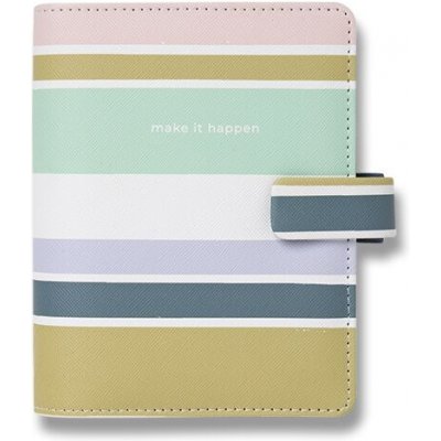 Filofax Good Vibes stripes A7 týdenní 2026 – Zboží Živě