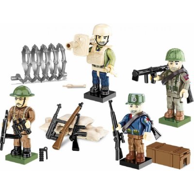 Cobi 3041 Company of Heroes Figurky s doplňky, 60 ks