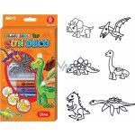 Amos Sada barviček na sklo Dinosauři 6 barev x 10,5 ml – Zboží Mobilmania