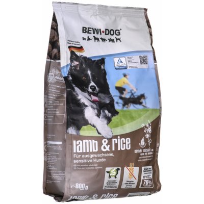 BewiDog Lamb & Rice 0,8 kg – Zboží Mobilmania