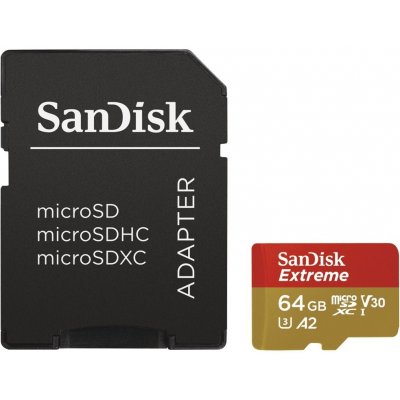 SanDisk SDXC UHS-I U3 64 GB SDSQXA2-064G-GN6MA – Zboží Mobilmania