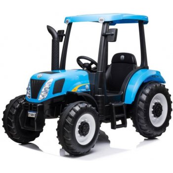 Mamido elektrický traktor New Holland modrá