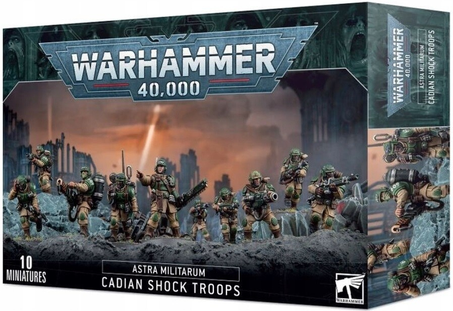 GW Warhammer Astra Militarum Cadian Shock Troops