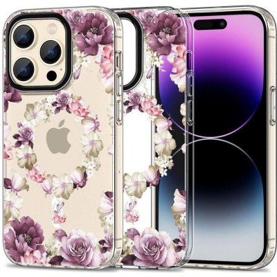 Pouzdro TECH-PROTECT Magmood MagSafe iPhone 14 Pro Max, rose floral – Zboží Mobilmania