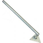 Držák antény síta 18cm s trojuhelníkem, trubka 28/2mm, zinek Žár – Zboží Živě