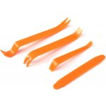 2DIN Sada nástrojů pro demontáž autorádia a čalounění - oranžová