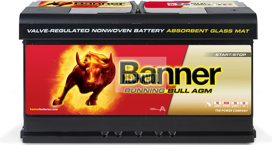 Banner Running Bull AGM 12V 95Ah 850A 595 01