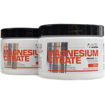 Hi Tec nutrition MAGNESIUM CITRATE pomeranč 2 x 300 g – Hledejceny.cz