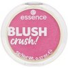 Tvářenka Essence Blush Crush! hedvábně jemná kompaktní tvářenka 50 Pink Pop 5 g