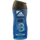 Adidas 3 Active After Sport Men sprchový gel 250 ml