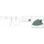 Fed špičatá velká s násadou 120cm 203/1200 – Zboží Mobilmania