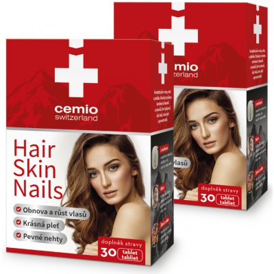 Cemio Hair, skin, nails, 2 × 30 tablet – Hledejceny.cz