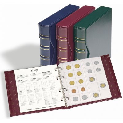 LEUCHTTURM Album NUMIS CLASSIC s kazetou Modrá – Zboží Dáma