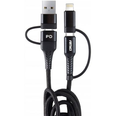 Multikabel USB C-USB C iOs USB A FullLINK 1m UC-15 | Zboží Auto