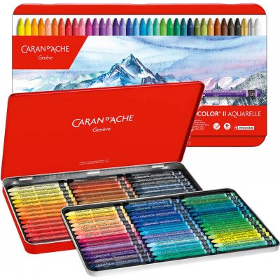 Caran d'Ache NEOCOLOR ll Akvarelové pastely sada 84 ks – Hledejceny.cz