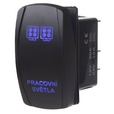 Rocker2 spínač PRACOVNÍ SVĚTLA 12/24V, STM 47134 – Hledejceny.cz