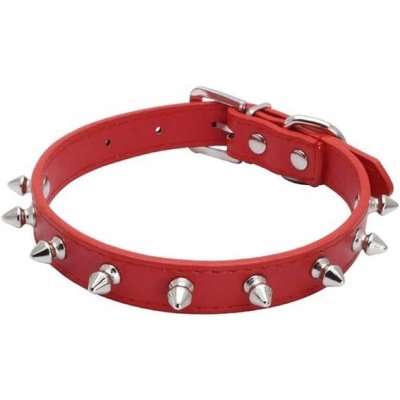 Yiwong kožený obojek s hroty obojek s kuličkovými nýty nastavitelný obojek s hroty – Zbozi.Blesk.cz