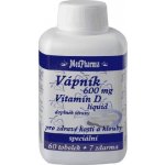 MedPharma Vápník 600 mg + Vitamín D3 67 tablet – Hledejceny.cz