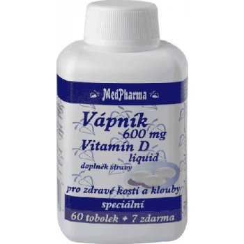 MedPharma Vápník 600 mg + Vitamín D3 67 tablet