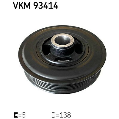 SKF Řemenice, klikový hřídel VKM93414 – Zboží Mobilmania