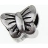 Přívěsky Šperky4U Navlékací ocelový přívěšek korálek motýlek K0127