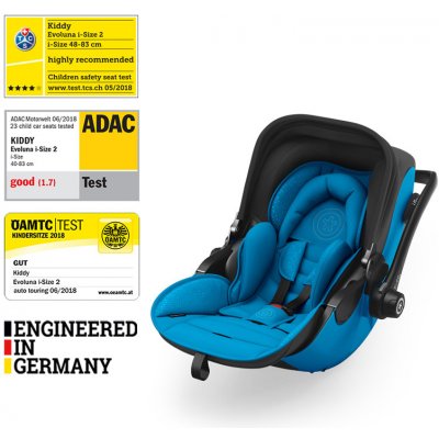 KIDDY Evoluna i-size 2 + Isofix základna 2022 Summer Blue – Zboží Mobilmania