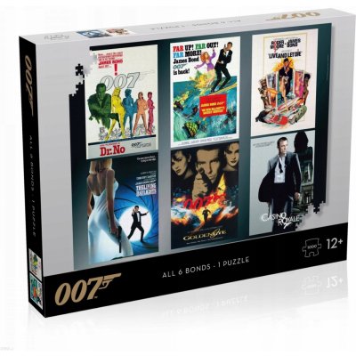 Winning Moves James Bond 007 Actor debut 1000 dílků – Zboží Mobilmania