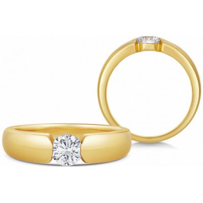 Sofia Diamonds zlatý zásnubní prsten s diamantem BDRB00137YG