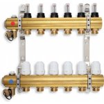 Novaservis Rozdělovač s regul.šroubením s průt.a uzav.ventily bez kul. RZP06S – Sleviste.cz