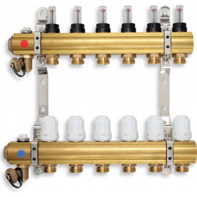 Novaservis Rozdělovač s regul.šroubením s průt.a uzav.ventily bez kul. RZP06S – Zboží Mobilmania