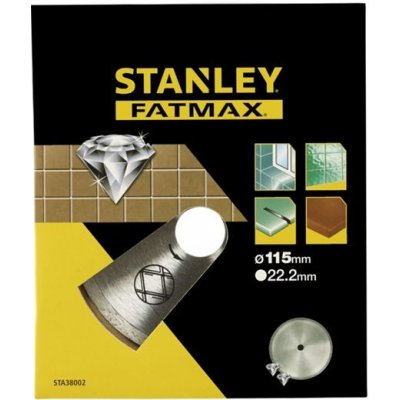 Stanley Diamantový řezný kotouč 115 x 22,2 mm STA38002 – Sleviste.cz