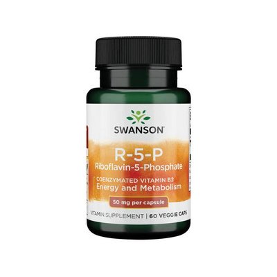 Swanson R-5-P Riboflavin-5-Phosphate 50 mg 60 kapslí
