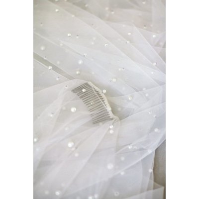 EvaMária | Perlový závoj 150cm – Zbozi.Blesk.cz