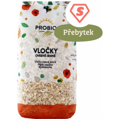 Pro Bio Ovesné vločky jemné Bio 500 g – Zbozi.Blesk.cz