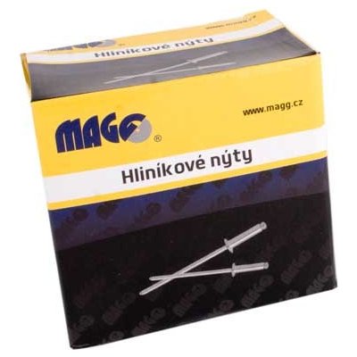 Hliníkové trhací nýty 4,8 x 7,9mm - 500ks/bal. MAGG ALN48079 – Zboží Mobilmania