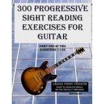 300 Progressive Sight Reading Exercises for Guitar Large Print Version: Part One of Two, Exercises 1-150 – Zboží Mobilmania