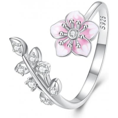 OLIVIE Stříbrný prsten TŘEŠŇOVÝ KVĚT 7650 – Hledejceny.cz