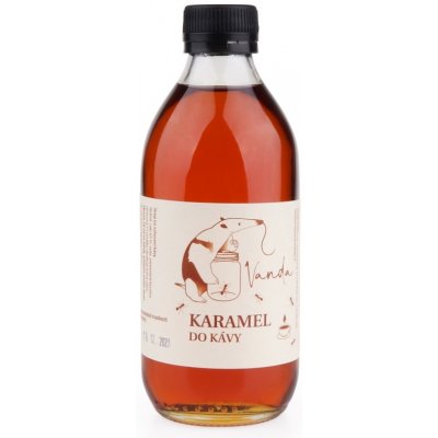 Vanda Vanda sirup do kávy více druhů Karamel 330 ml