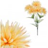 Květina Chryzantémy v pugety, 5hlav, barva žlutá SG7309 YEL