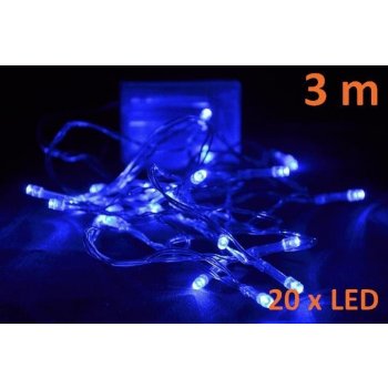 Garth Vánoční LED osvětlení 3 m modré 20 diod