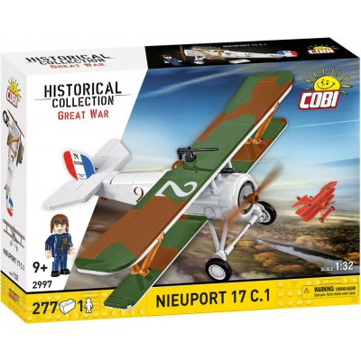 Cobi 2997 Great War Nieuport 17 C.1, 1:32, 277 k, 1 f – Sleviste.cz