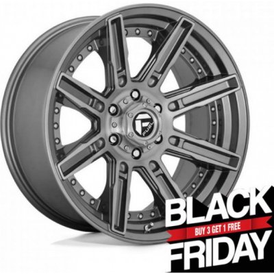 Fuel D710 ROGUE platinum 9x20 5x127 ET1 brushed gunmetal tinted clear – Hledejceny.cz