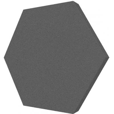 Mega-acoustic Absorpční panel HoneyFoam grafit 5 cm – Sleviste.cz