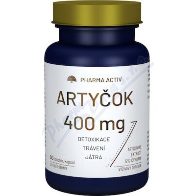 PHARMA ACTIV Artyčok 400mg 90 tobolek – Hledejceny.cz