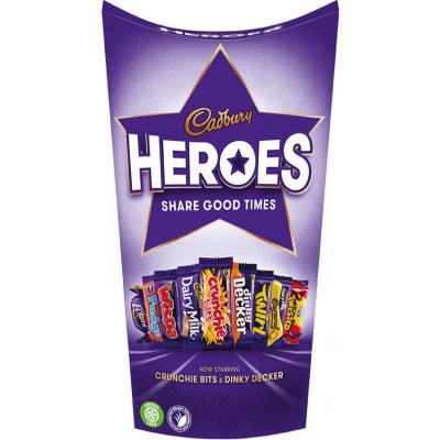 Cadbury Heroes výběr čokoládových tyčinek 290 g – Sleviste.cz