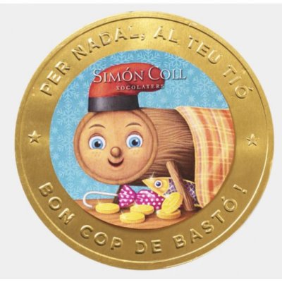 Simon Coll Vánoční medailonek mléčná čokoláda 60 g – Zboží Dáma
